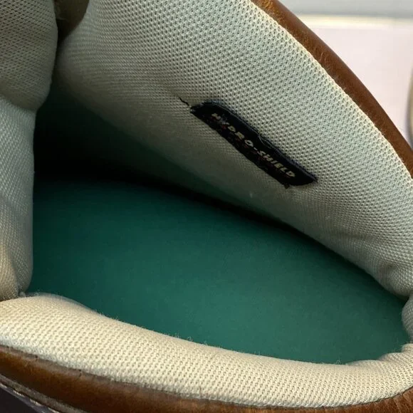 Rockport Mens Size 12 Boots Brown Leather Waterproof Hydro Shield Ankle EU 46.5 - Picture 9 of 12